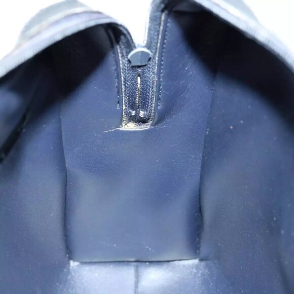 GUCCI GG Canvas Sherry Line Hand Bag PVC 2way Navy Red - Picture 3 of 16